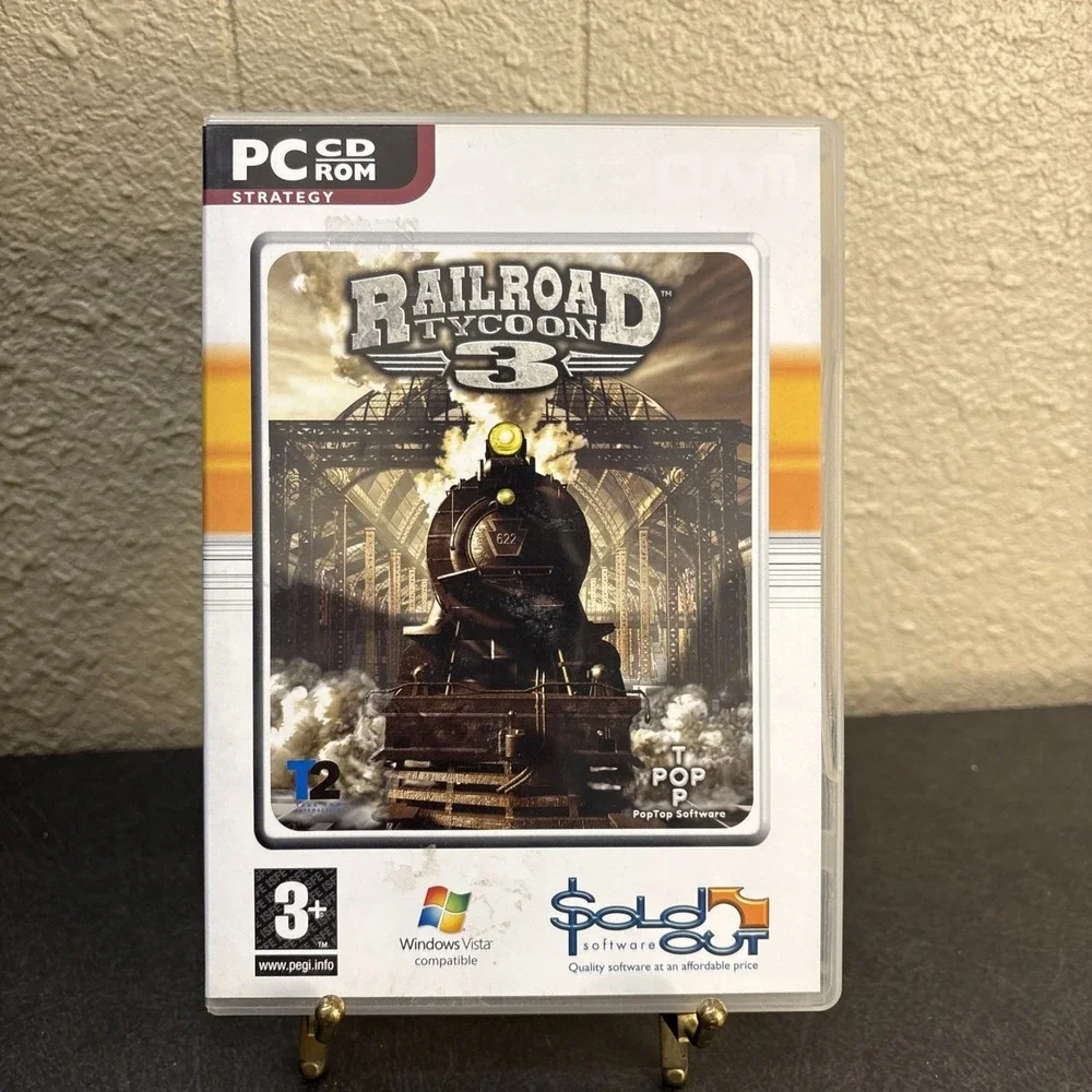 3 Strategy~PC Games~Railroad Tycoon 3, 911 Paramedic, and Battlefield 1942